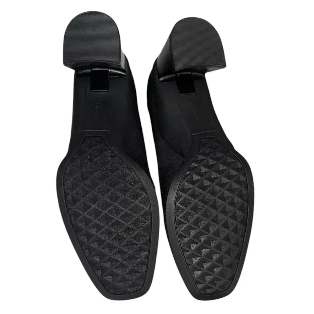 Aerosoles Casta Mid Heel Pump MSRP $89 Black Stretch Fabric Women's Size 9 - Picture 5 of 6